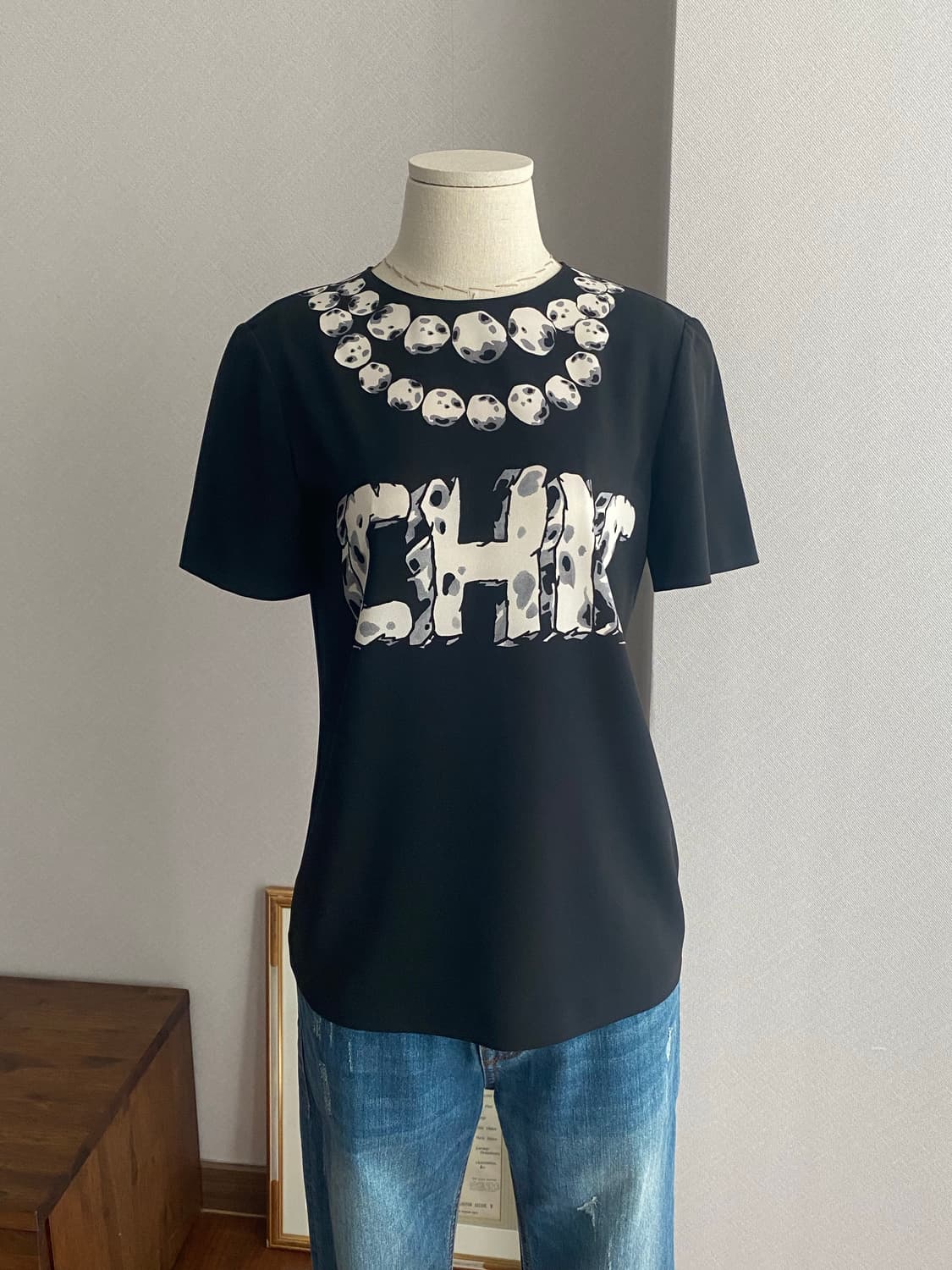 MOSCHINO 모스키노 반팔 블라우스(38) 상품이미지1
