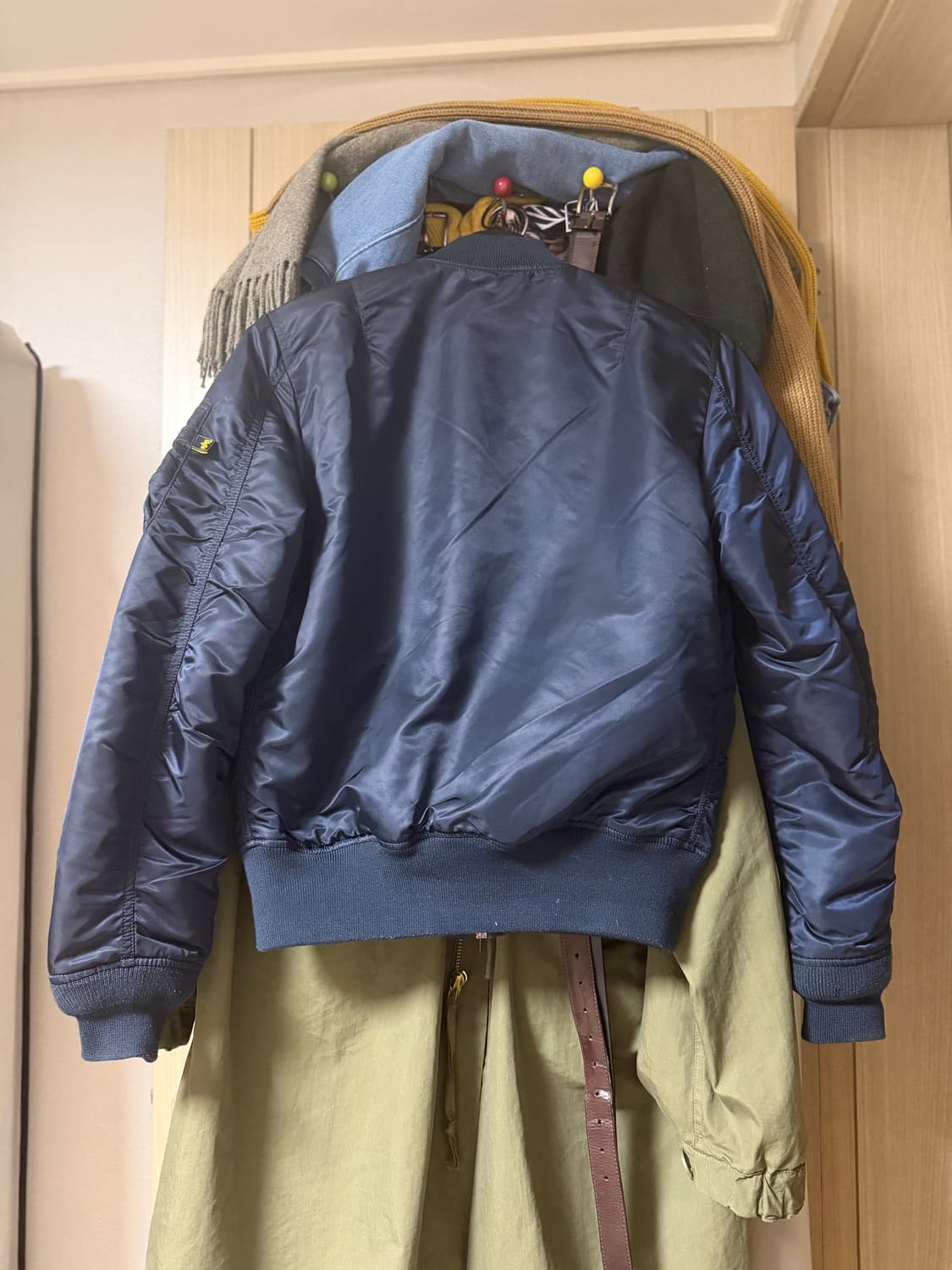 알파인더스트리 ma-1 네이비 m 상품이미지2