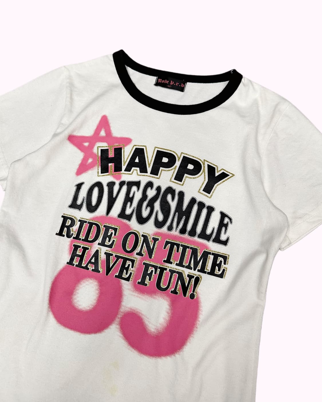 kitsch lettering crop t-shirt 상품이미지3
