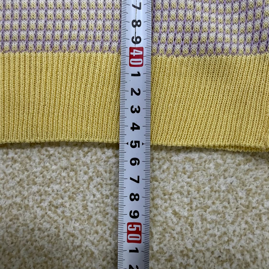 F 리스트 여성 트위드 단추 반팔 니트 0130T1 상품이미지6