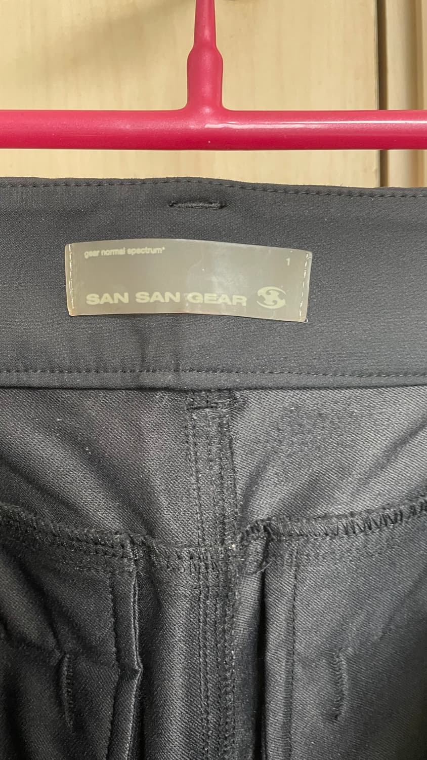 [1] 23fw 산산기어 사이드 스냅 팬츠 V2 블랙 상품이미지4