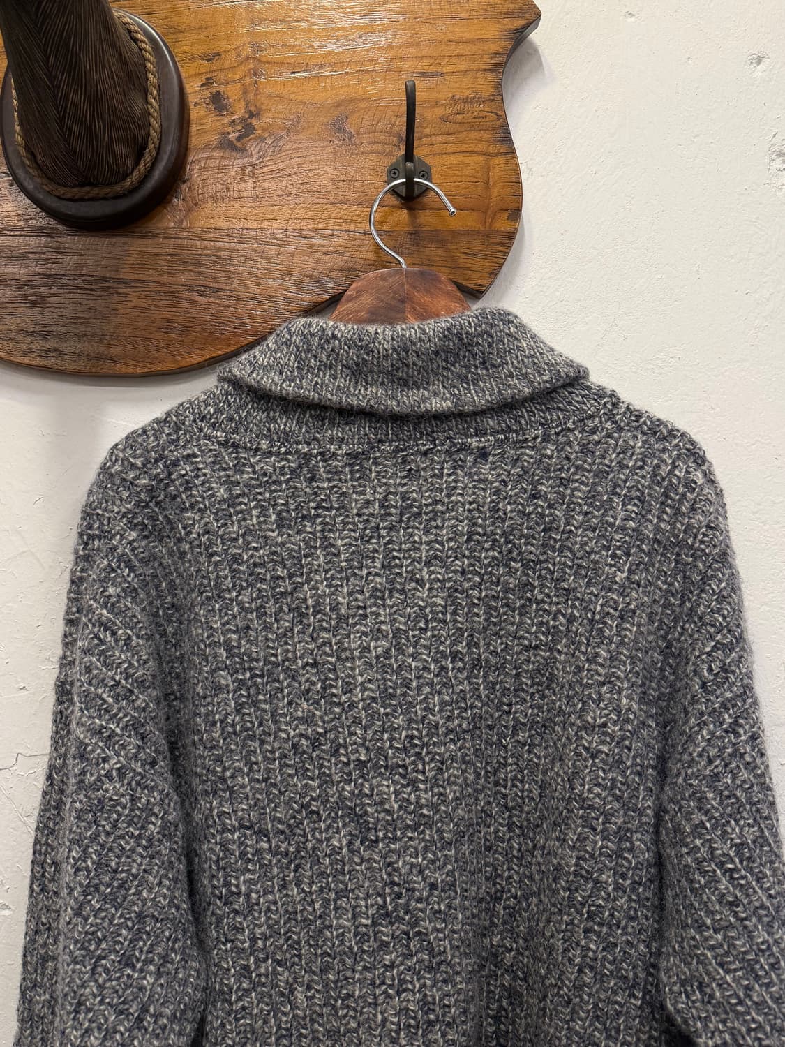 L) 90s RAGG U.S.A. Shawl Collar Pullover 상품이미지6