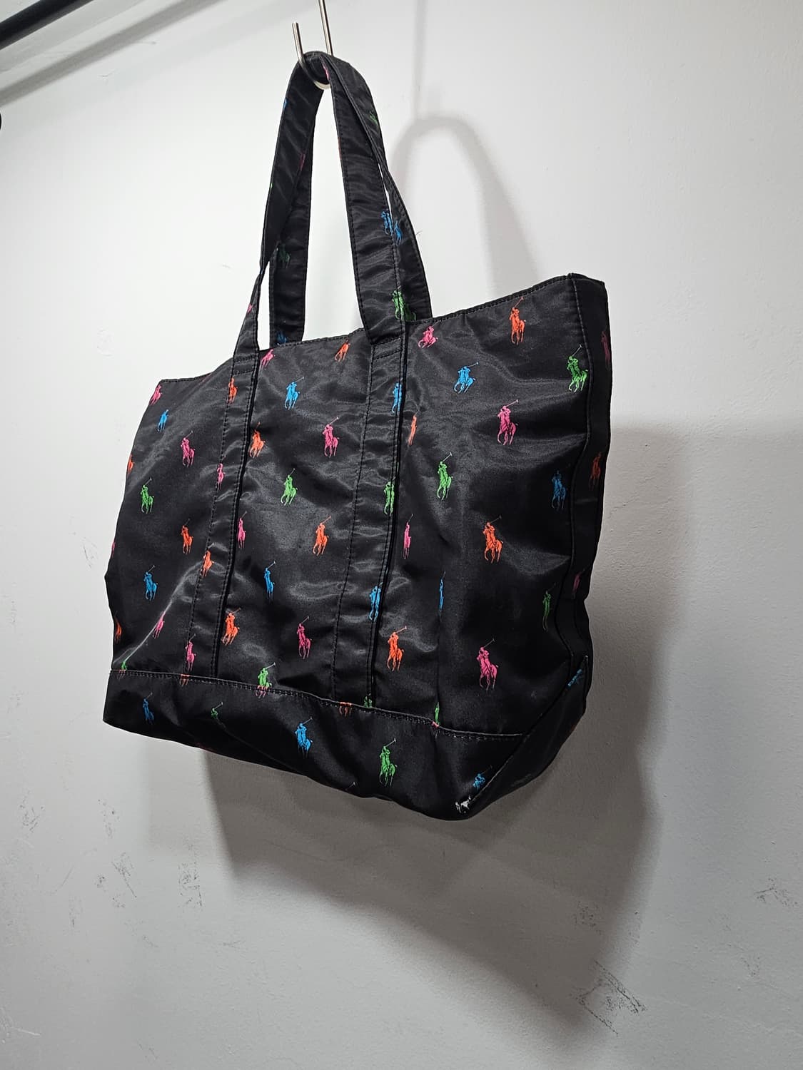 폴로랄프로렌 나일론 멀티컬러 포니 토드백 상품이미지3