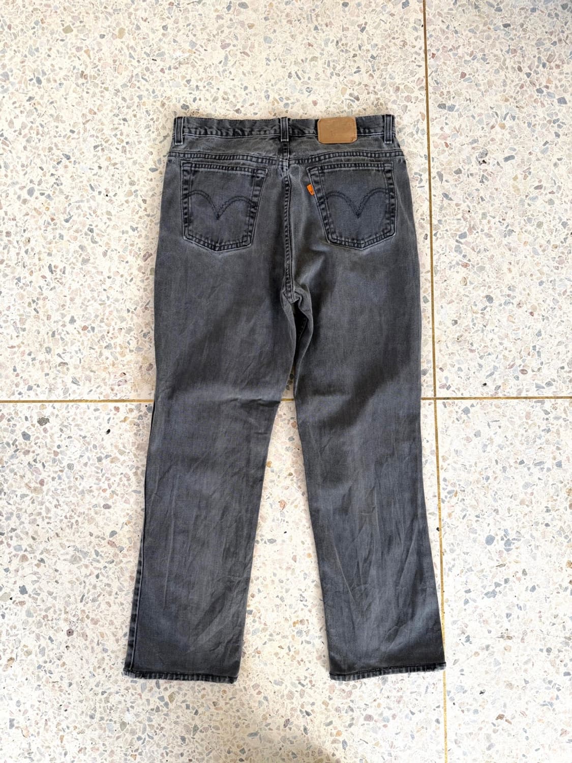 90‘s 리바이스 212 흑청 오렌지탭  상품이미지6