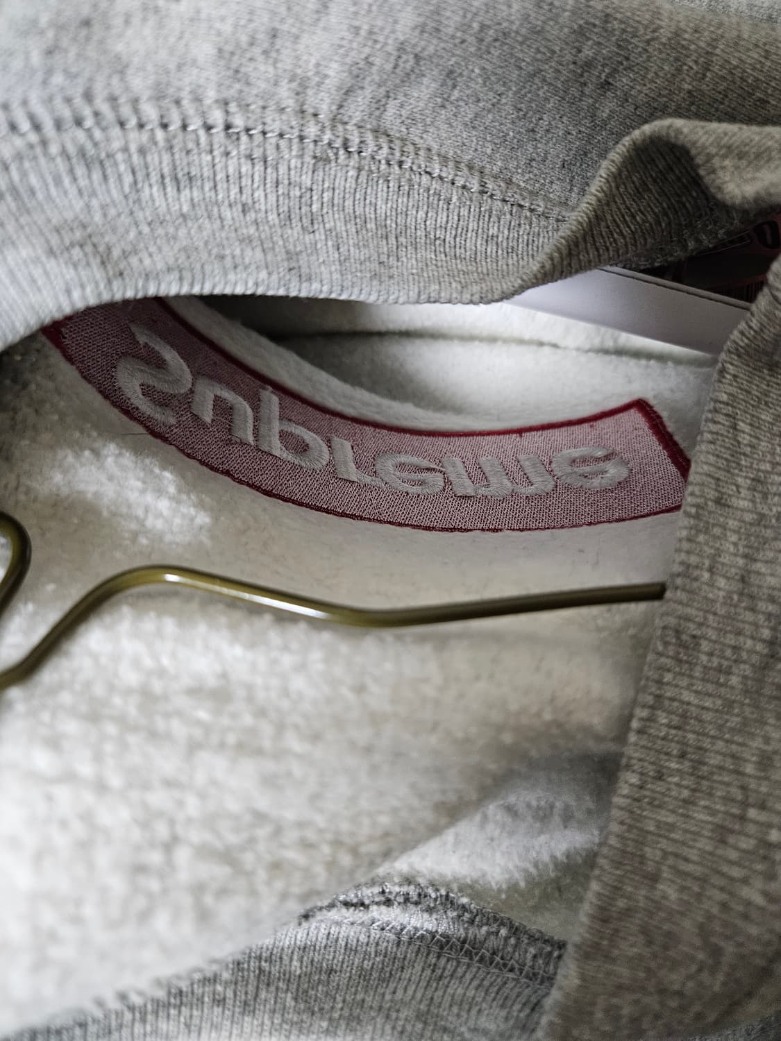 슈프림 회빨 18fw 박스로고 크루넥 L 상품이미지5