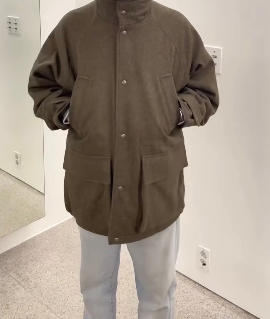 카키스 울 로버 파카 올리브 상품이미지8