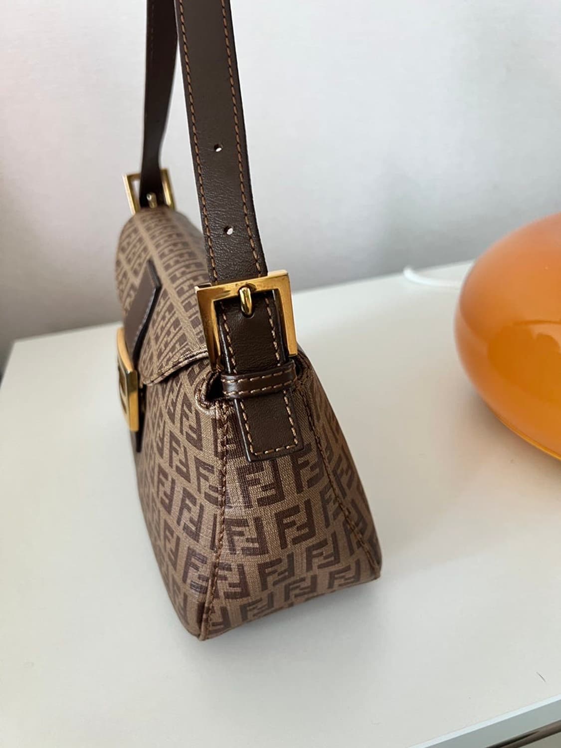 정품 펜디 바게트백 숄더백 상품이미지4