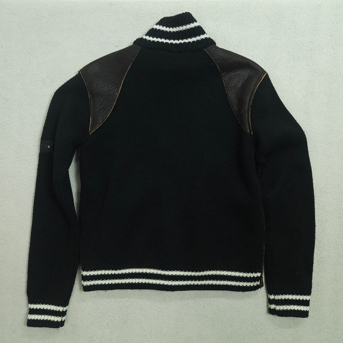 아르마니 레더 니트 집업 자켓 L 상품이미지3