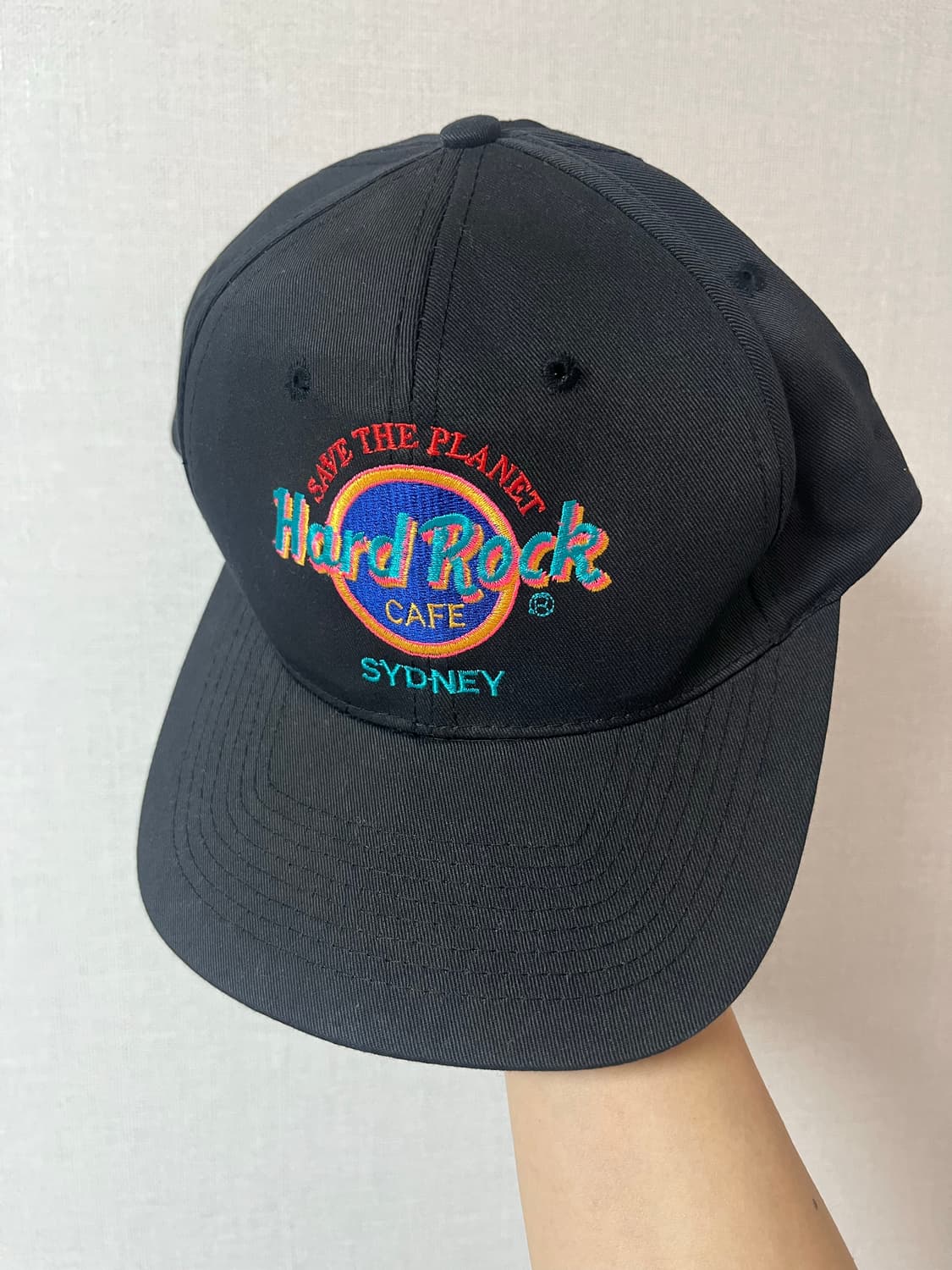 하드락카페 시드니 블랙 볼캡 상품이미지1