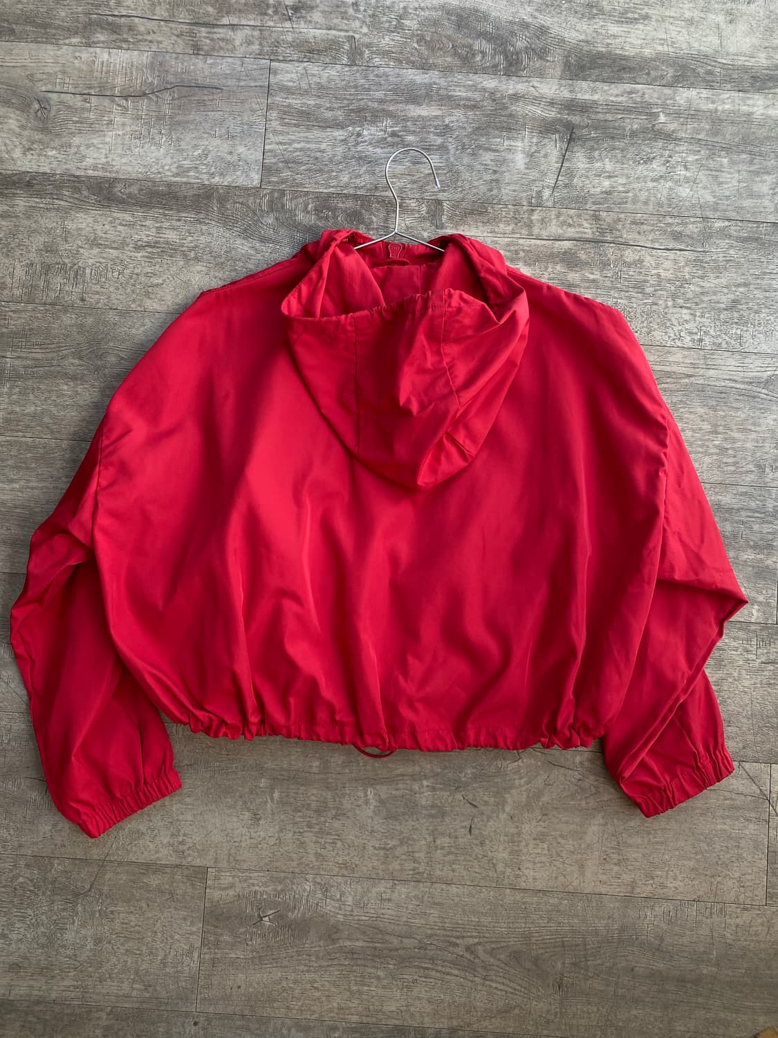 ZARA 레드 크롭 바람막이 상품이미지4