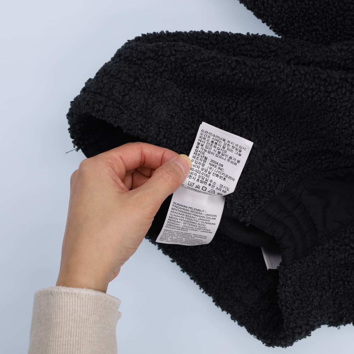 S 신형나이키 키즈 뽀글이 조거팬츠 0210H2 상품이미지5