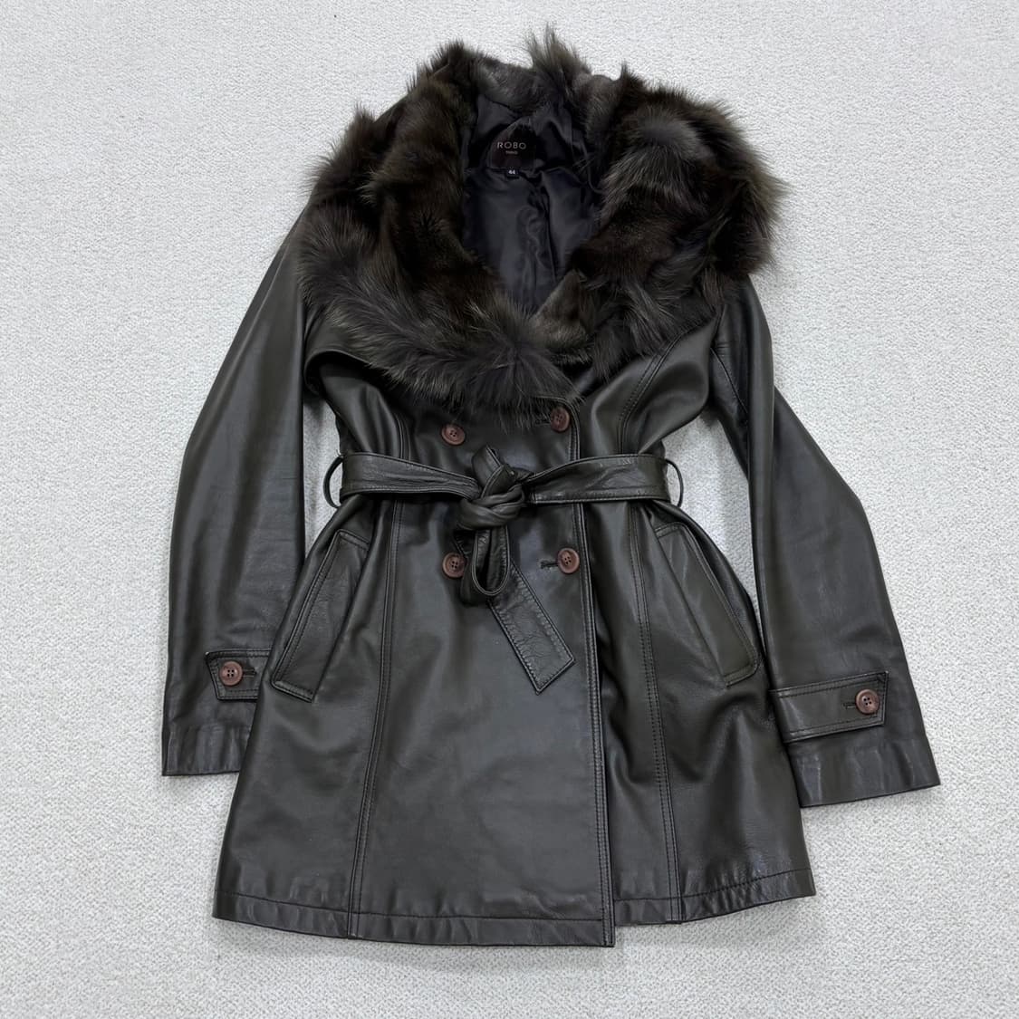 44 로보 양가죽 트렌치 코트 0319E 상품이미지3