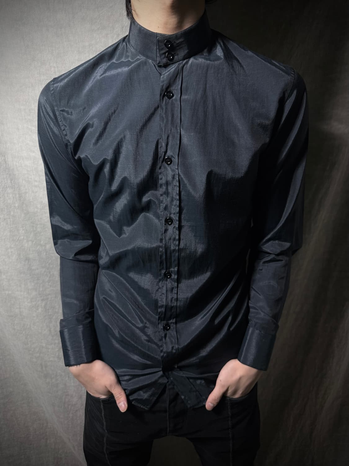 Dior Homme 07SS High Stand Collar Shirt  상품이미지2