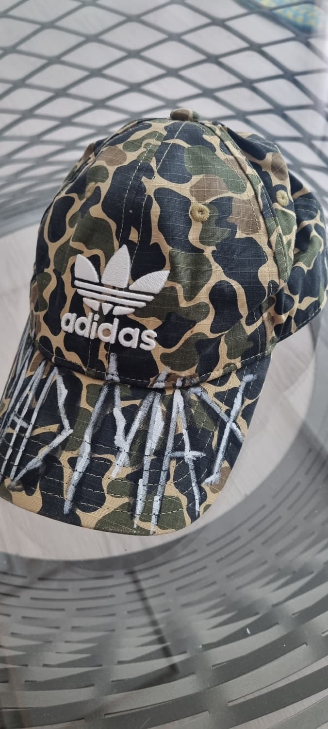 adidas 오리지널스 카모 볼캡 (커스텀 페인팅 디자인) 상품이미지1