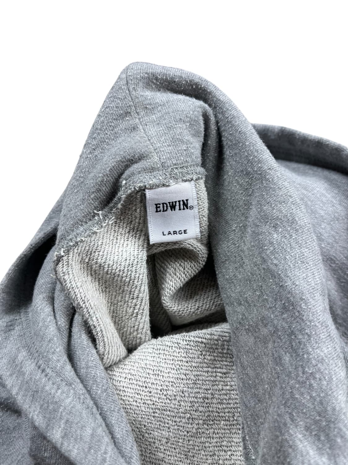Edwin 회색 후드티  상품이미지5