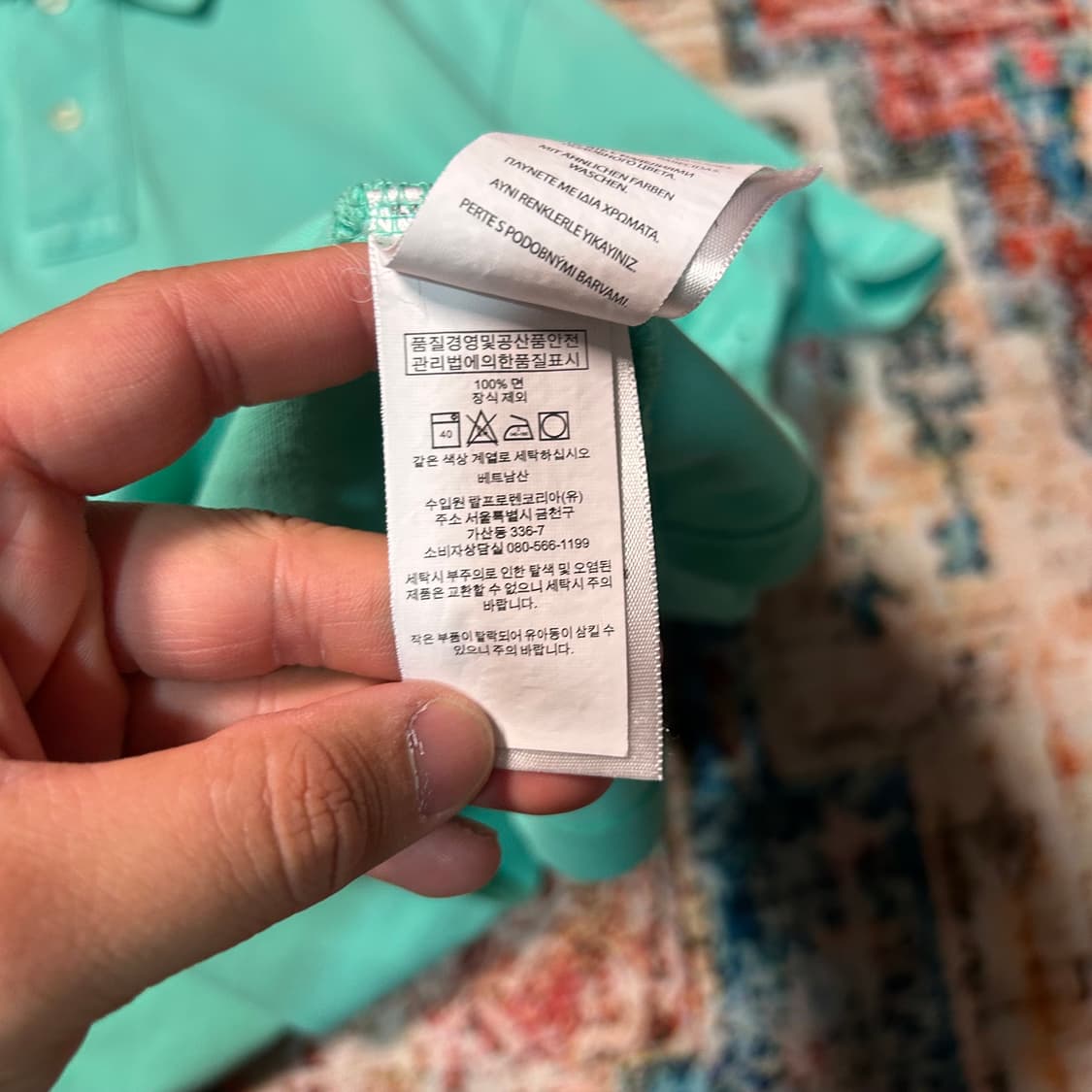 [L] 폴로 랄프로렌 에메랄드 포니 로고 카라 반팔 상품이미지7