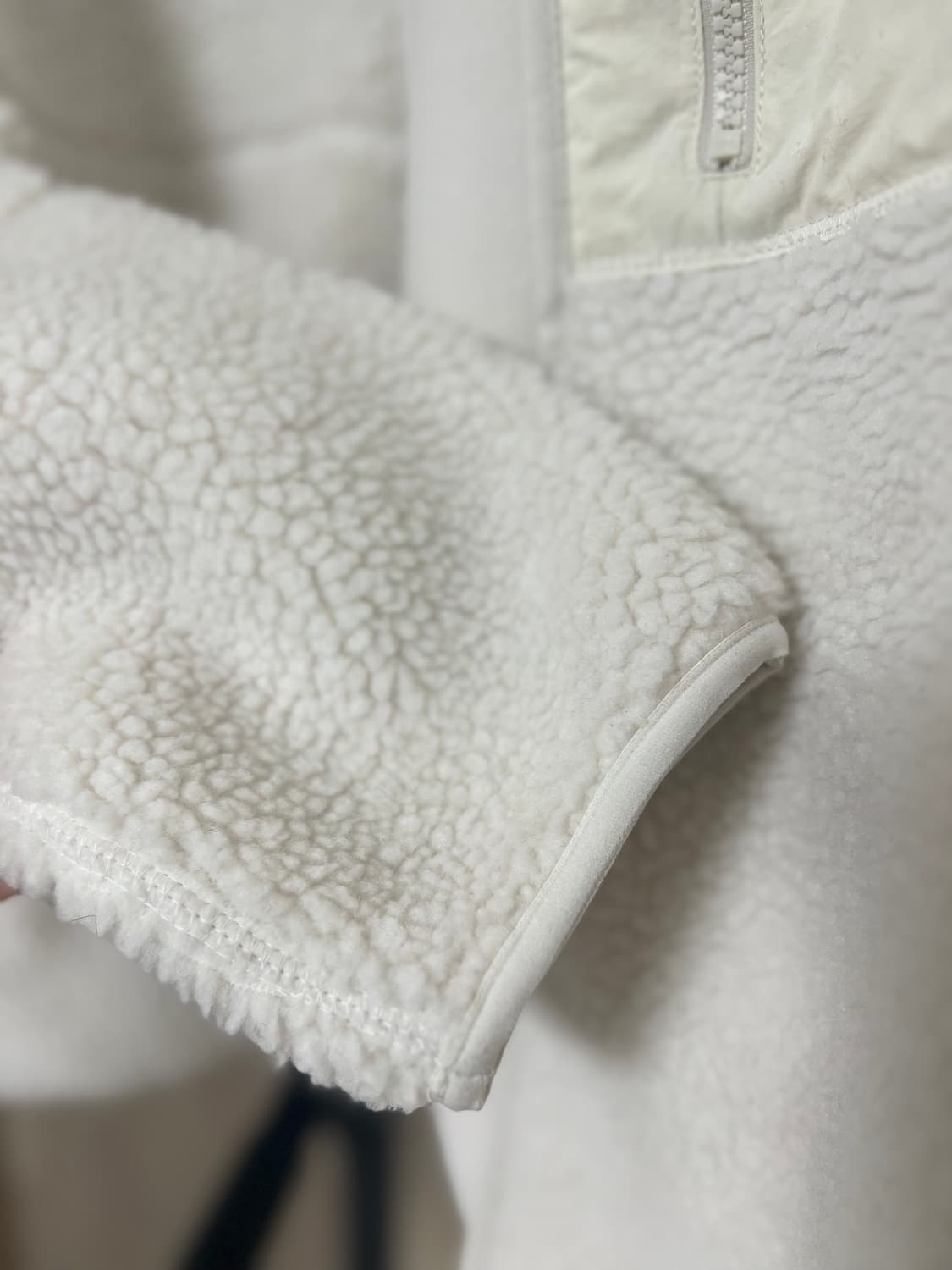마리떼 프랑소와 플리스 자켓 포켓 뽀글이 아이보리 상품이미지6