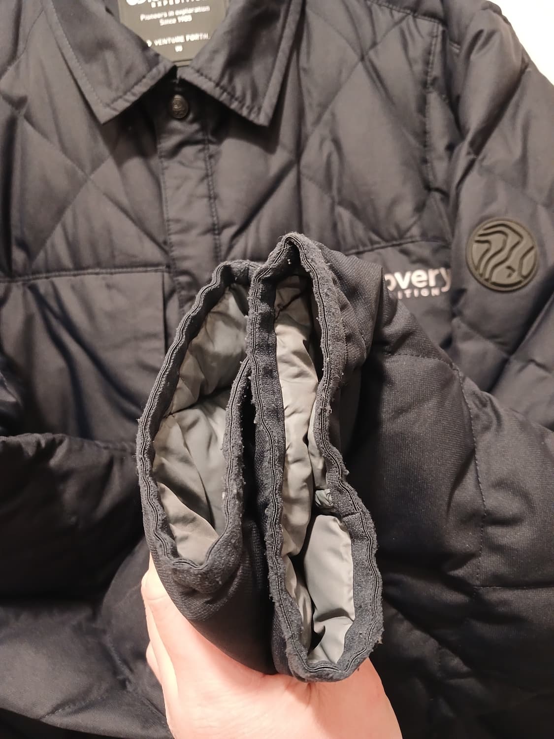 디스커버리 정품 남성 퀼팅 점퍼 95 사이즈 (여성도 착용 가능) 상품이미지8