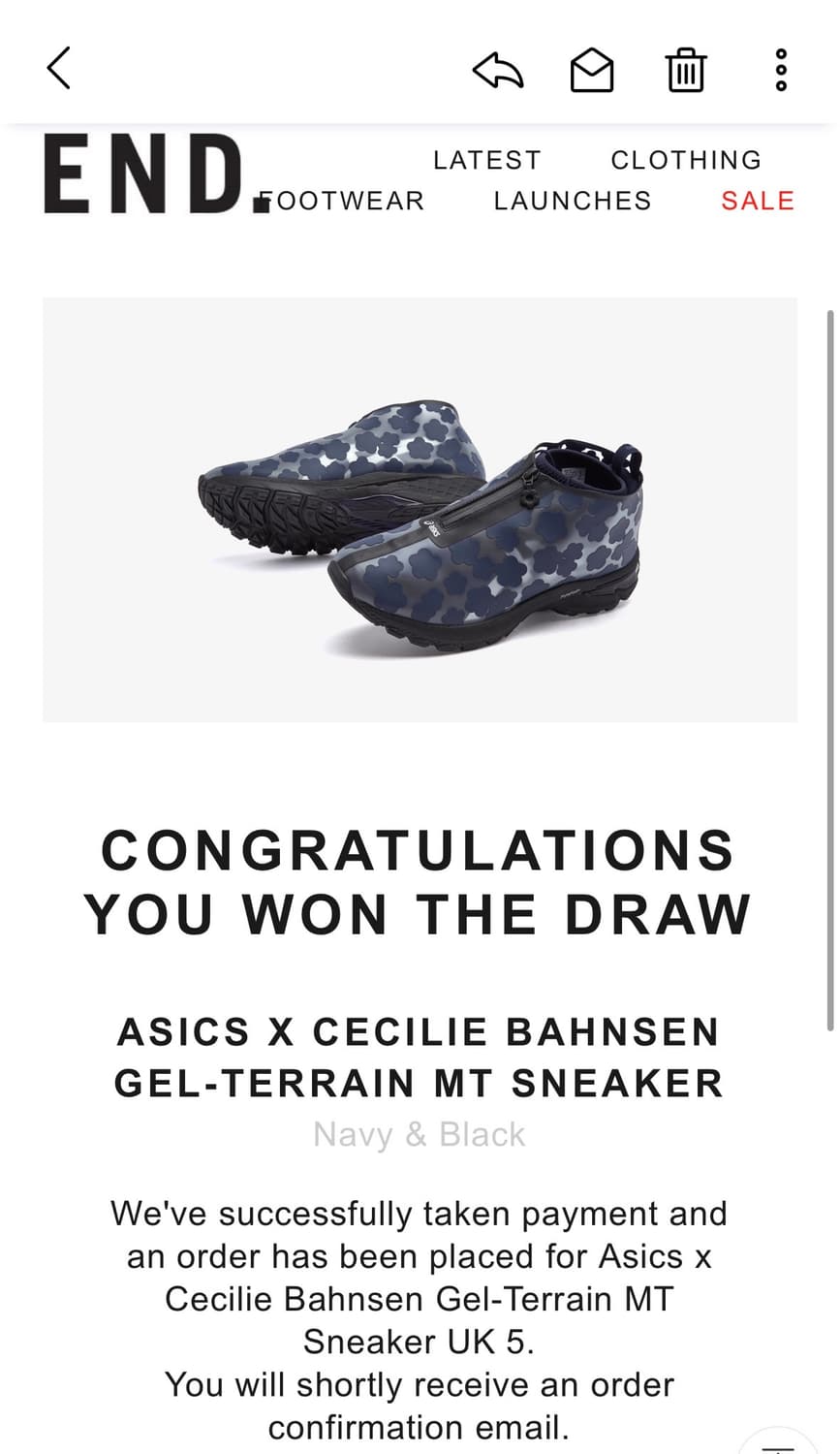 아식스 x 세실리에 반센 젤 터레인 MT 미드나잇 245 상품이미지1