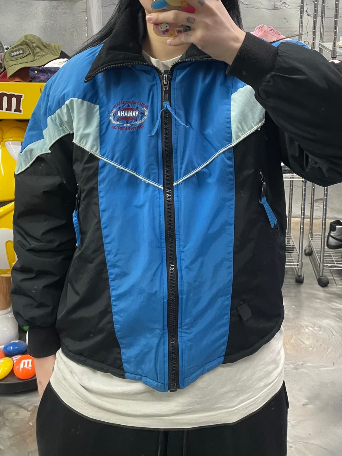 야마하 퀼팅 봄버 자켓 상품이미지9