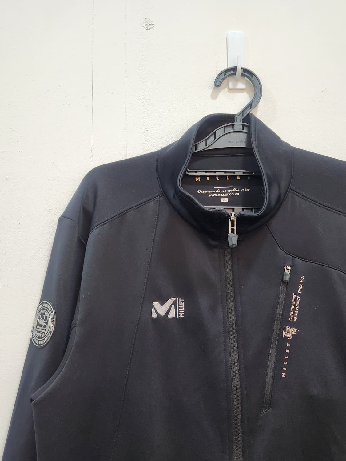 [95] 밀레 블랙 집업 자켓 져지 남성 95사이즈 상품이미지3
