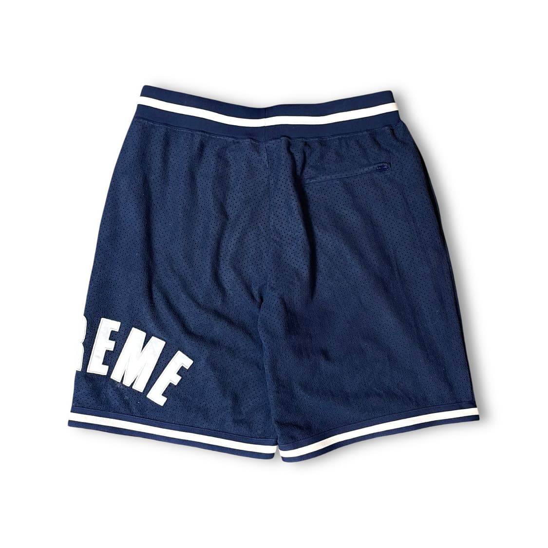 (밴딩) 슈프림 울트라 스웨이드 메쉬 쇼츠 네이비 M 상품이미지2