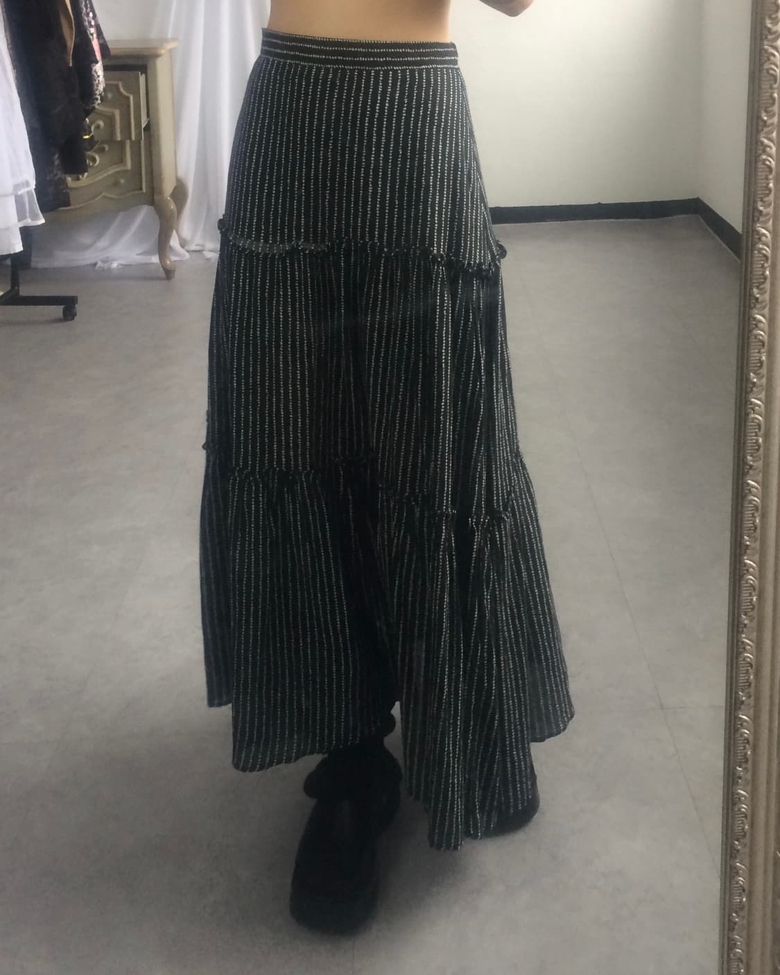 Stripe pattern long skirt 상품이미지7