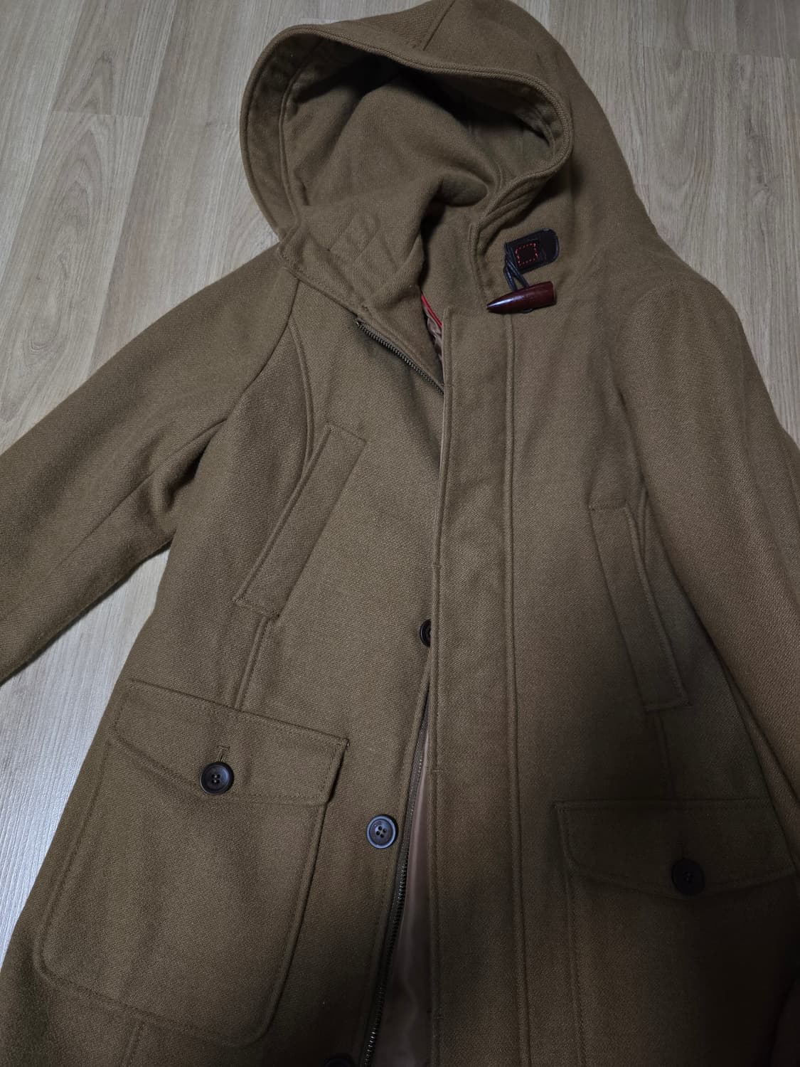 Ask enquired 떡볶이코트 후드코트 떡볶이단추 모리걸 하구미 상품이미지1