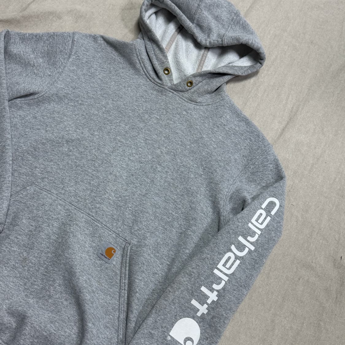칼하트 애쉬그레이 사이드라인 후드 S(100~) 상품이미지2