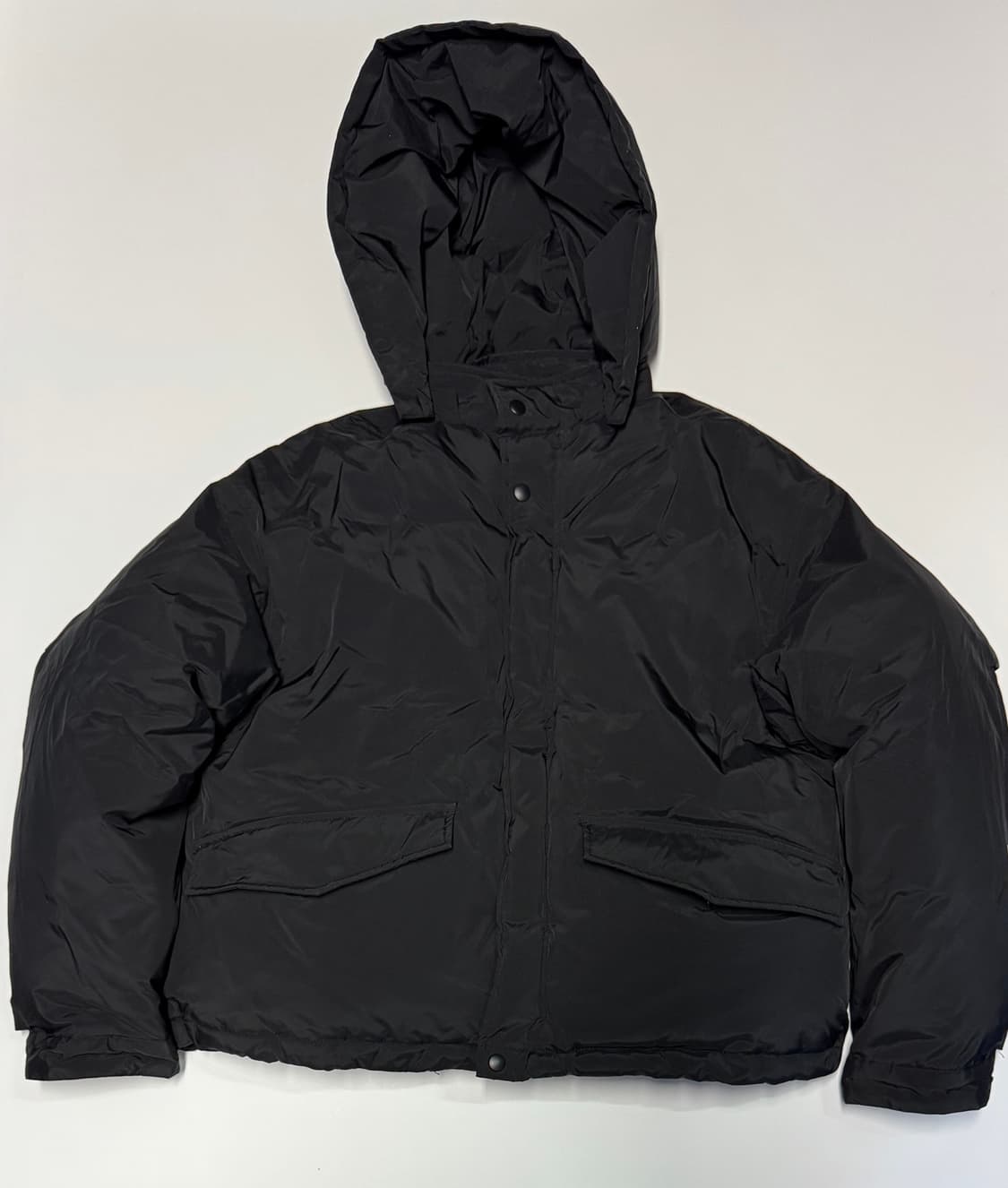 라퍼지스토어 덕 다운 푸퍼 크롭 후드 숏패딩 s 여성도가능! 상품이미지1