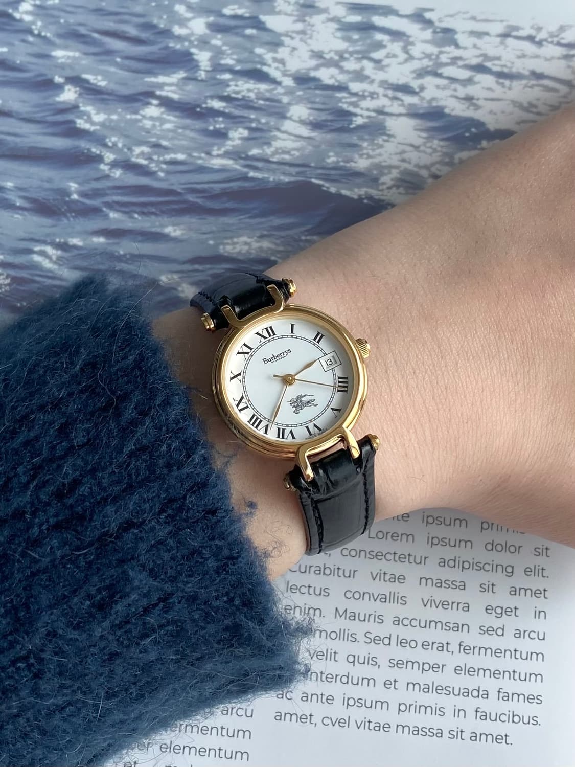 Burberrys 버버리 쿼츠 골드 레이디스 상품이미지5