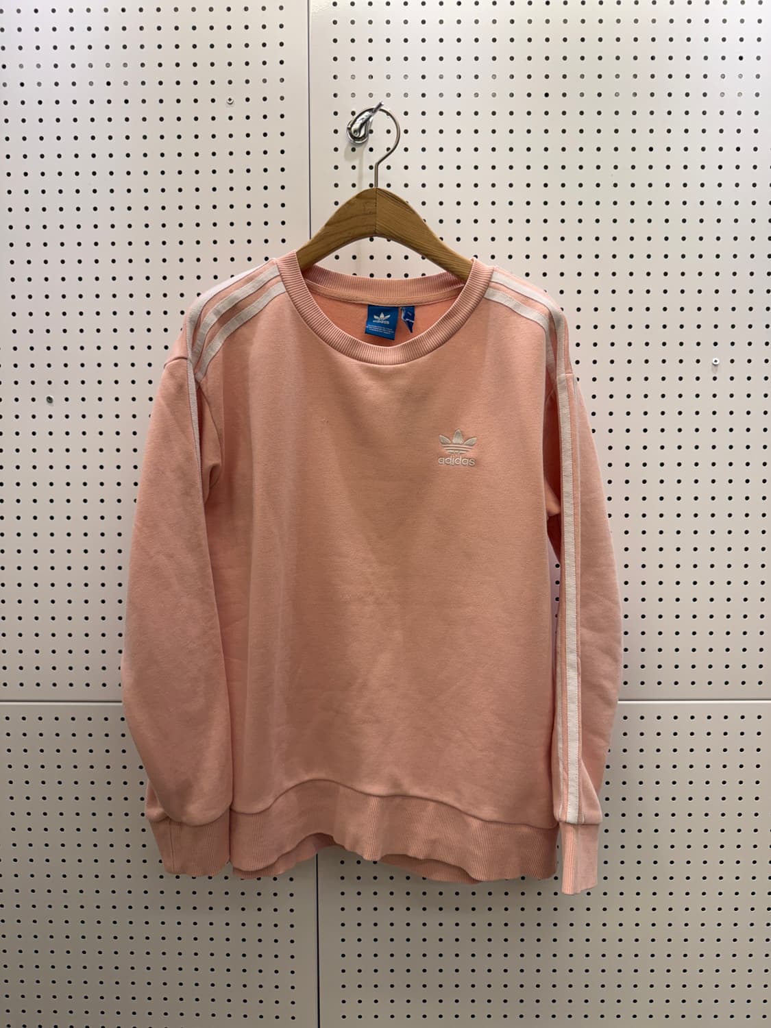 아디다스 오리지널 핑크 3라인 맨투맨 U1106 상품이미지2