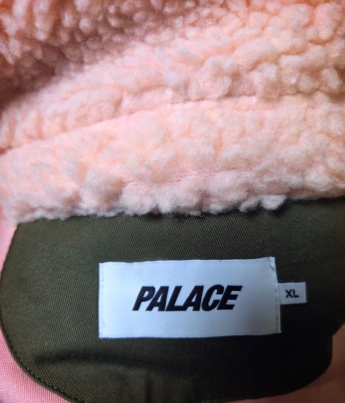 팔라스 쉐르파 플라이트 자켓 핑크 올리브 XL 상품이미지6