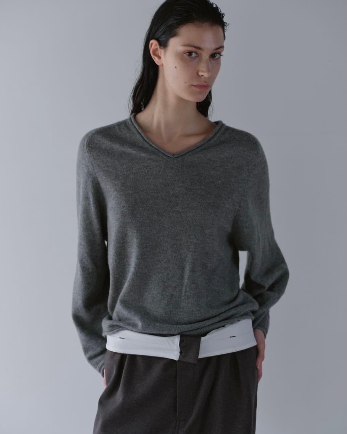 오브헤덴 v-neck wool knit 상품이미지1