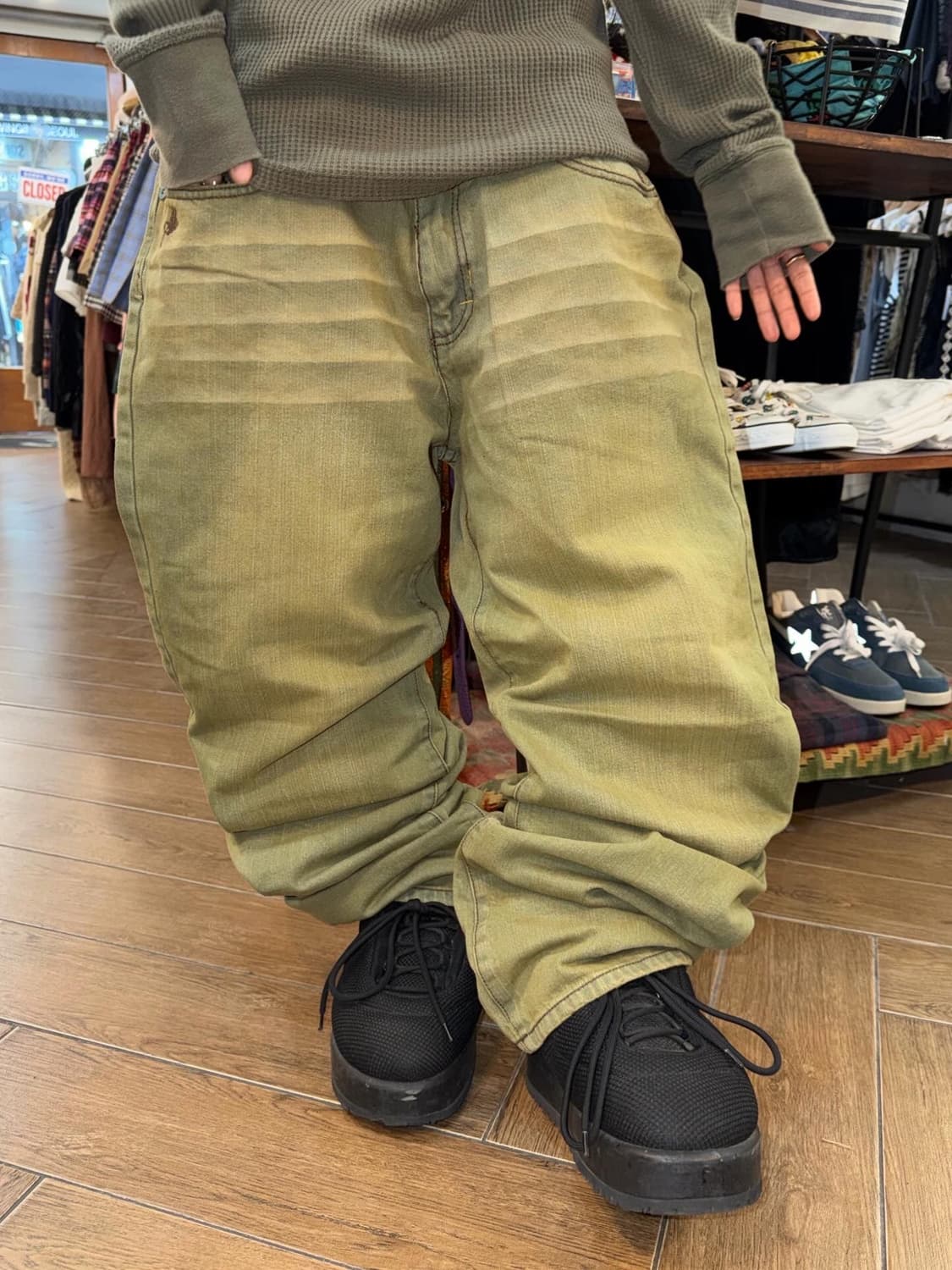 Hip-Hop Washed Denim Pants 상품이미지6