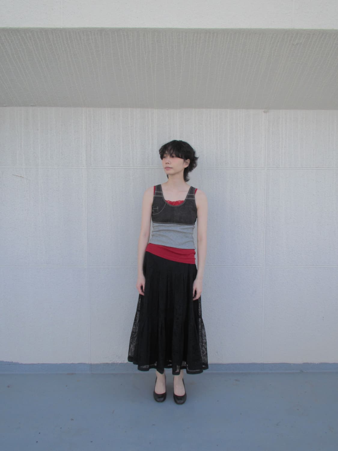 t.b by Sensounico lace pleats skirt 상품이미지6