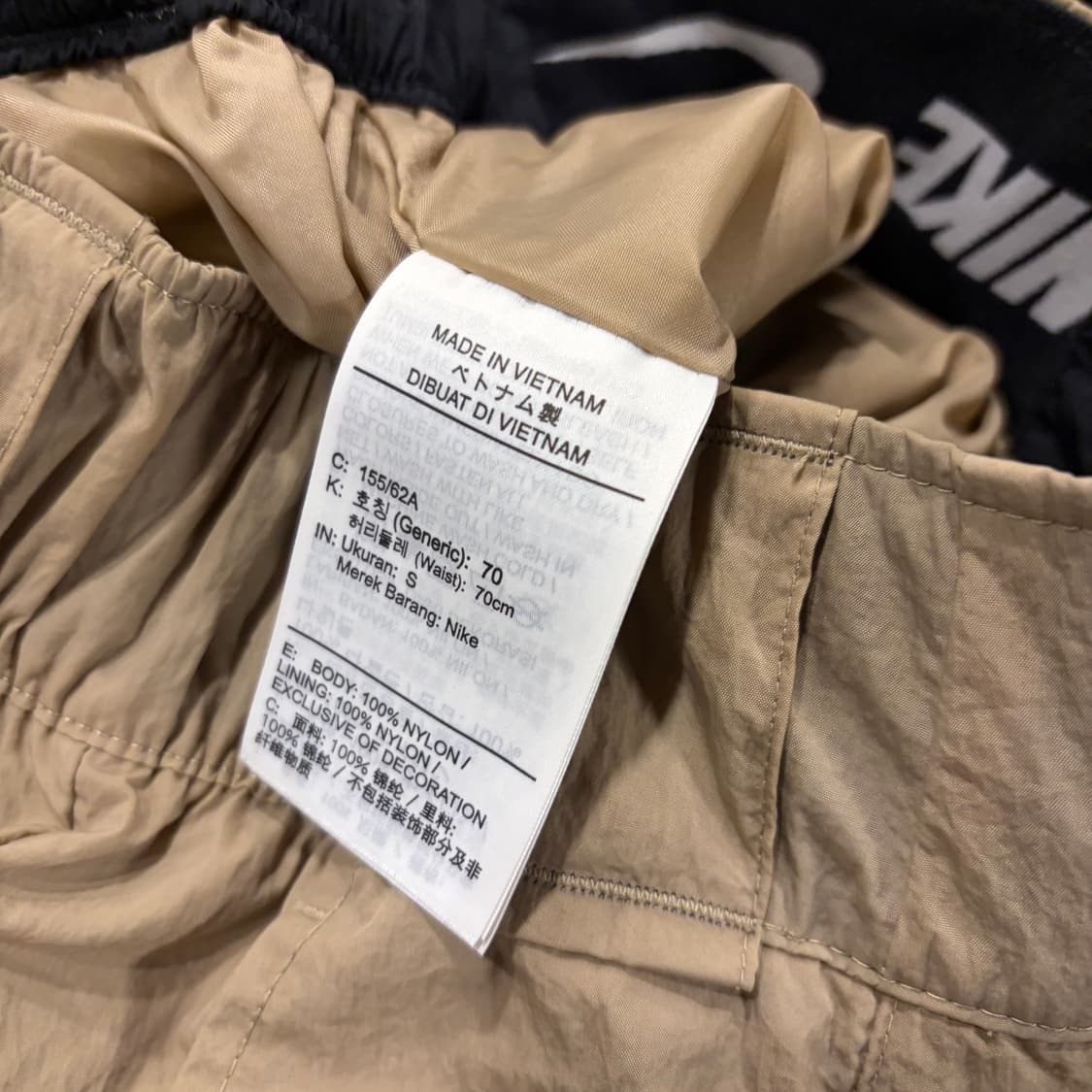 [S] 나이키 우먼 NSW 하이웨스트 카고 조거 팬츠 베이지 C319 상품이미지6