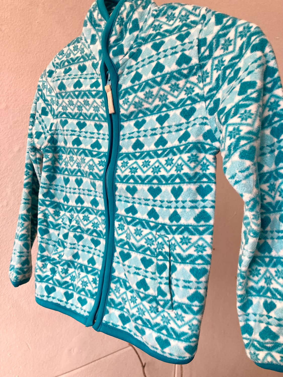 *KIDS* 스카이블루 노르딕 후리스 집업 상품이미지3