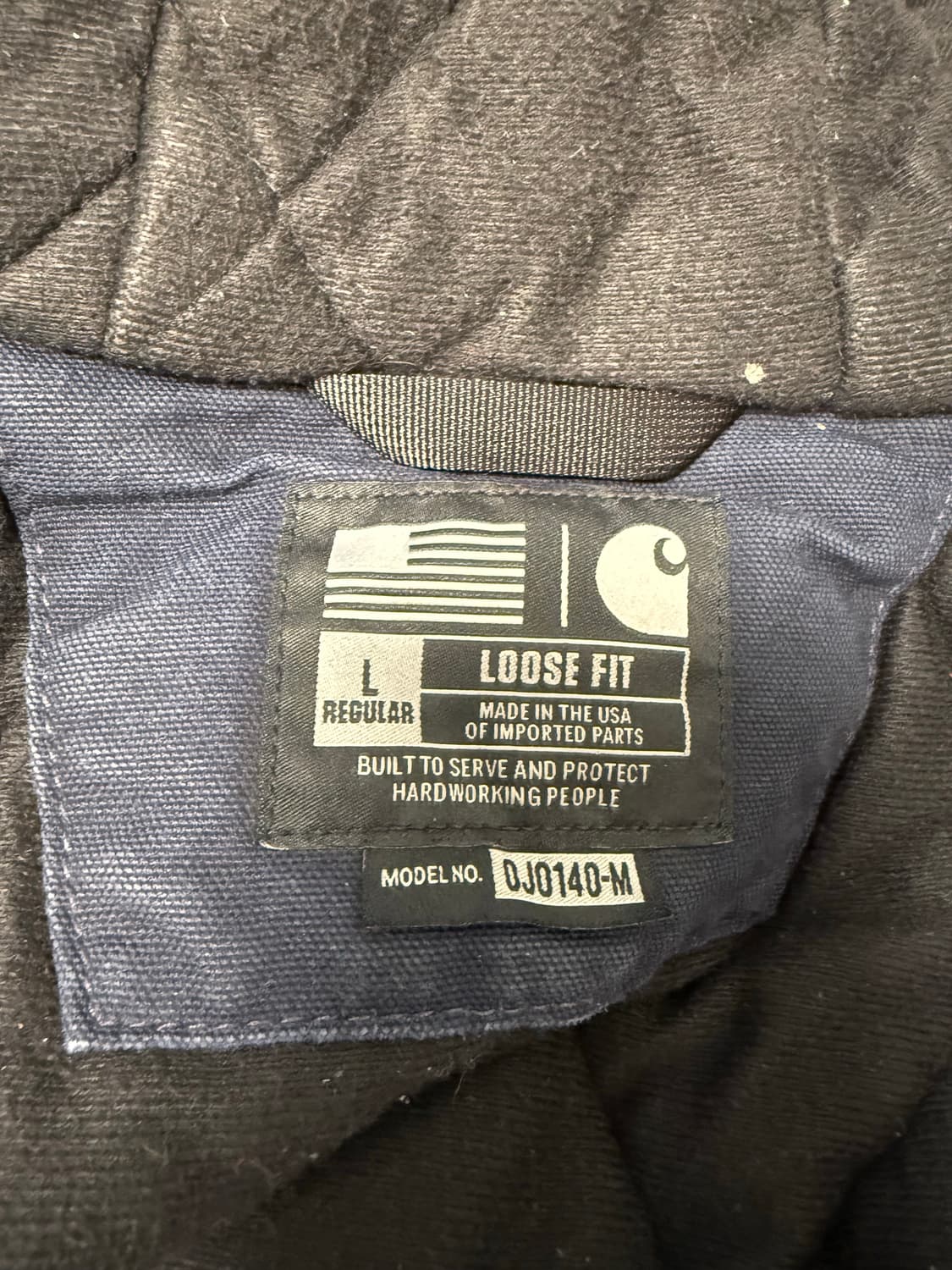 칼하트 액티브 자켓 j140 DNY USA 네이비 L 상품이미지5