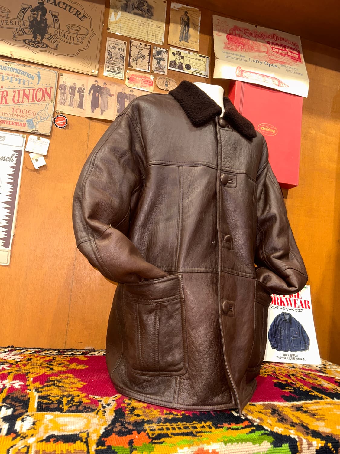 ( XL-2XL ) 양가죽무스탕 가죽자켓 가죽코트 가죽카코트 레더자켓 상품이미지2