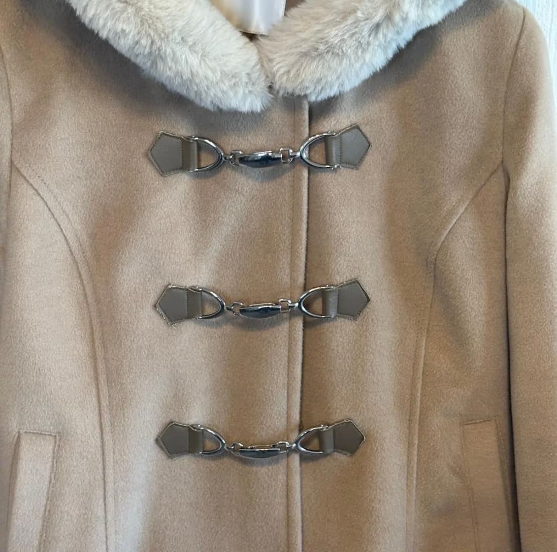 세실맥비 빈티지 라떼갸루 퍼 숏코트 상품이미지4