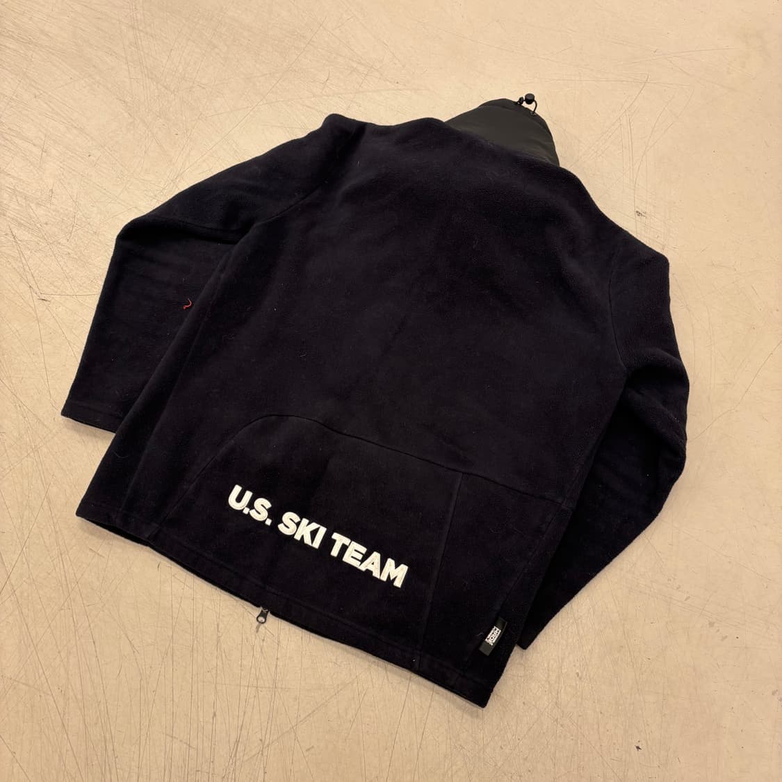 스파이더 us 스키팀 블랙 플리스 집업 상품이미지3