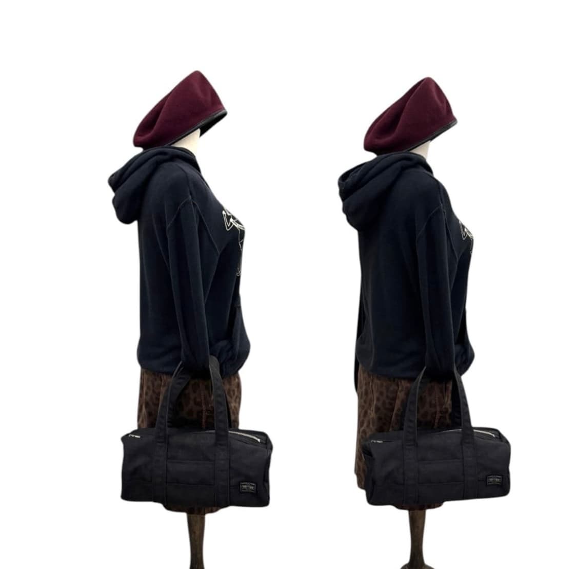 포터 스모키 보스턴백 블랙 s 상품이미지2