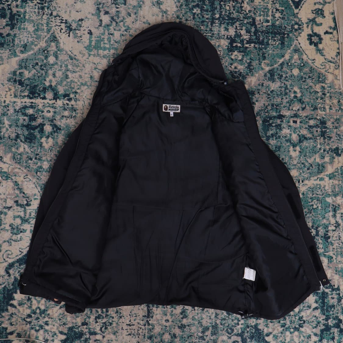 Bape 베이프 스노우보드 스키 봄버 자켓 블랙 XL 상품이미지4