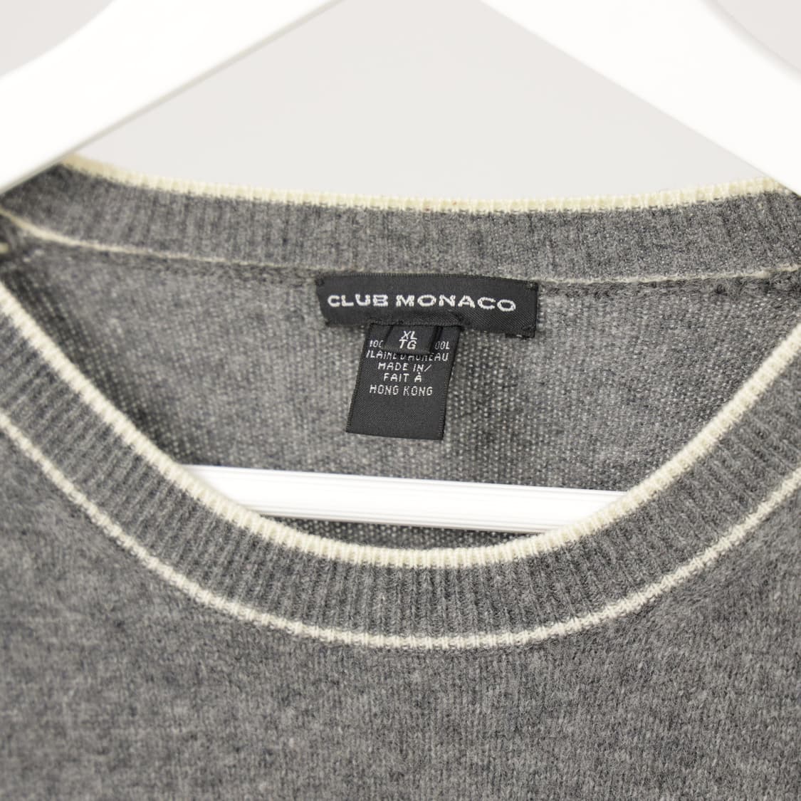 클럽모나코 램스울 라운드 니트 상품이미지3