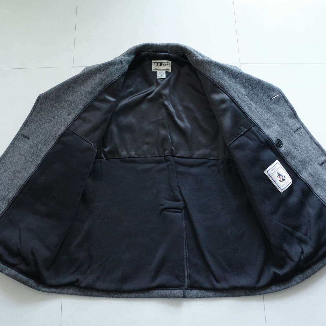 90s 엘엘빈 L.L.Bean 스털링웨어 피코트 L MADE IN USA 상품이미지6