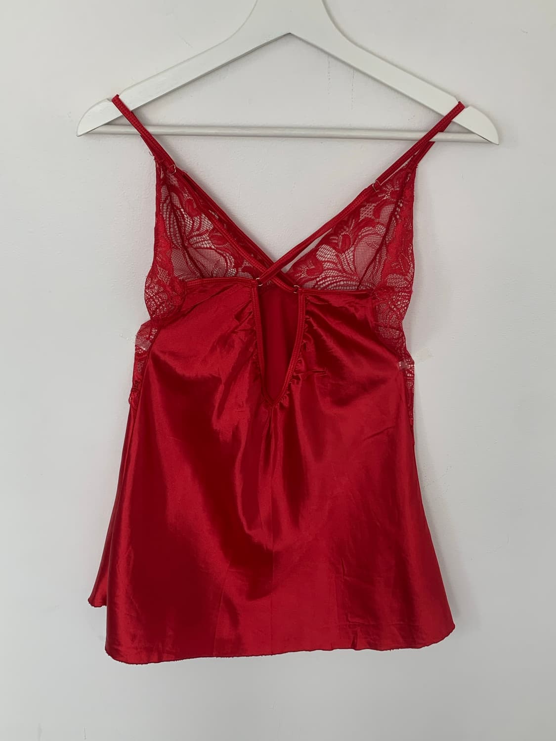 Red lace slip dress 상품이미지4