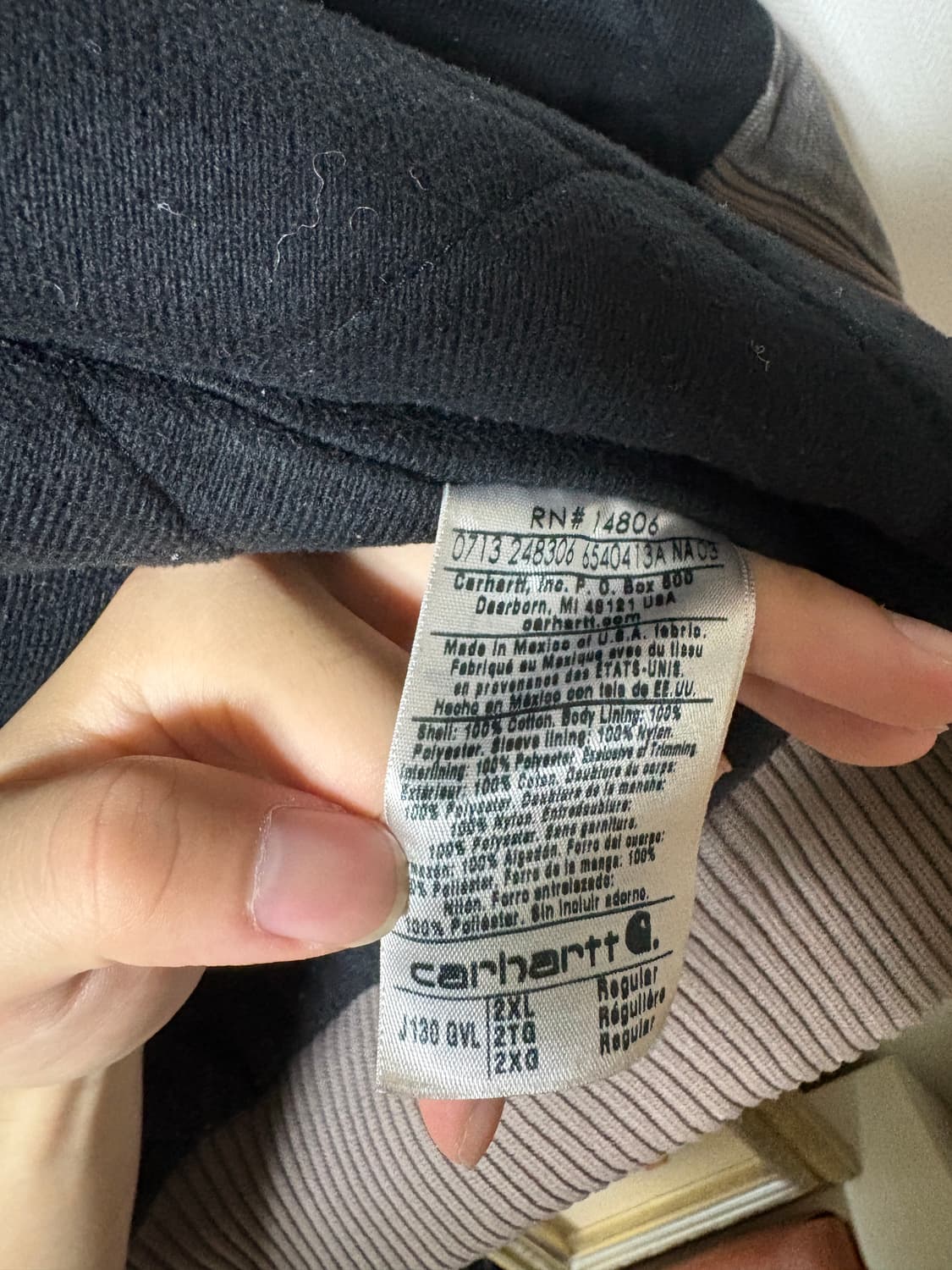칼하트 j130 gvl 2xl 상품이미지4