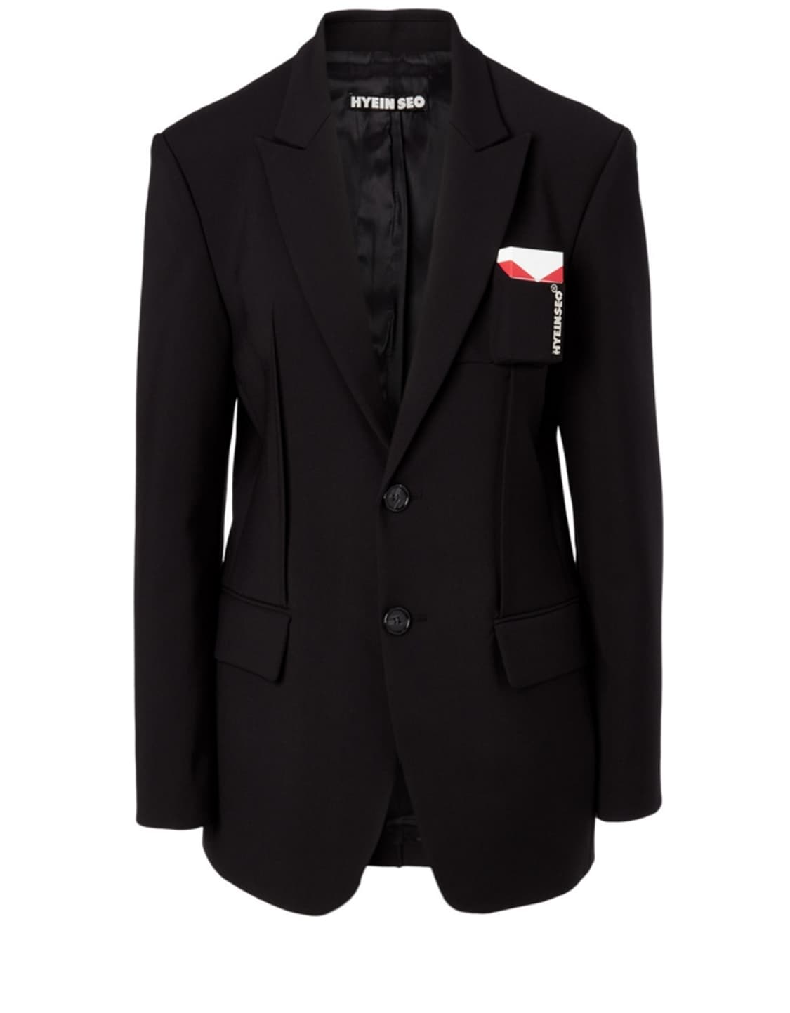 [3]  19FW HYEIN SEO 스모커 블레이저 블랙 상품이미지2