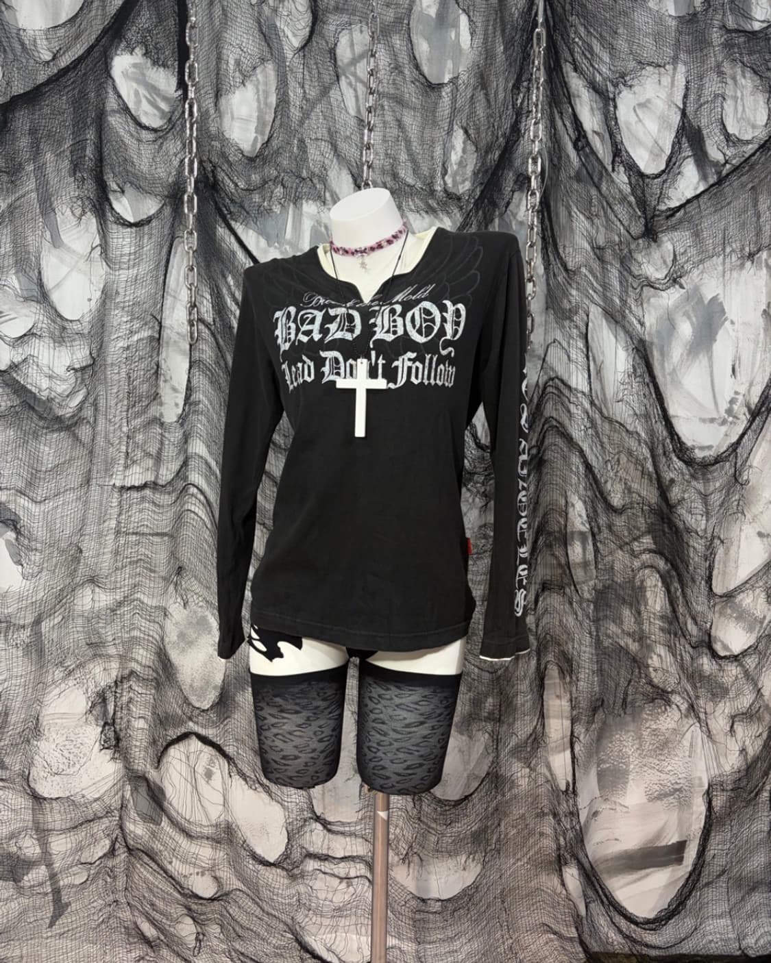 badboy Layered lettering long sleeve 상품이미지3